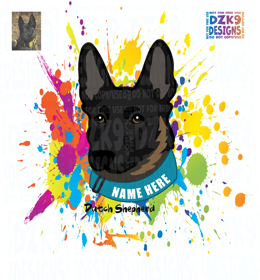 Silly Little Art,  Color Splash - Digital File