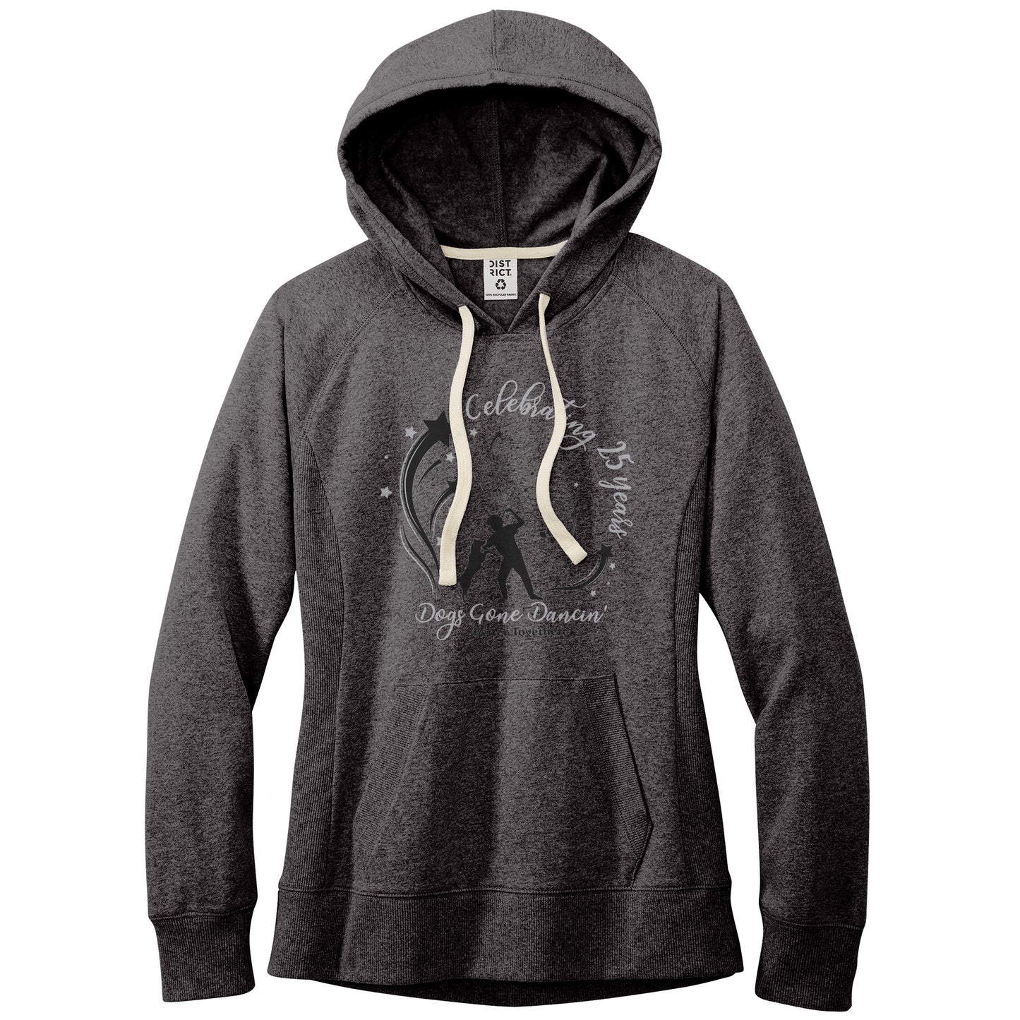 Dogs Gone Dancin'-District Re-Fleece - Black/Silver