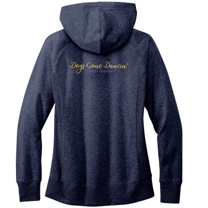 Dogs Gone Dancin'-District Re-Fleece Purple