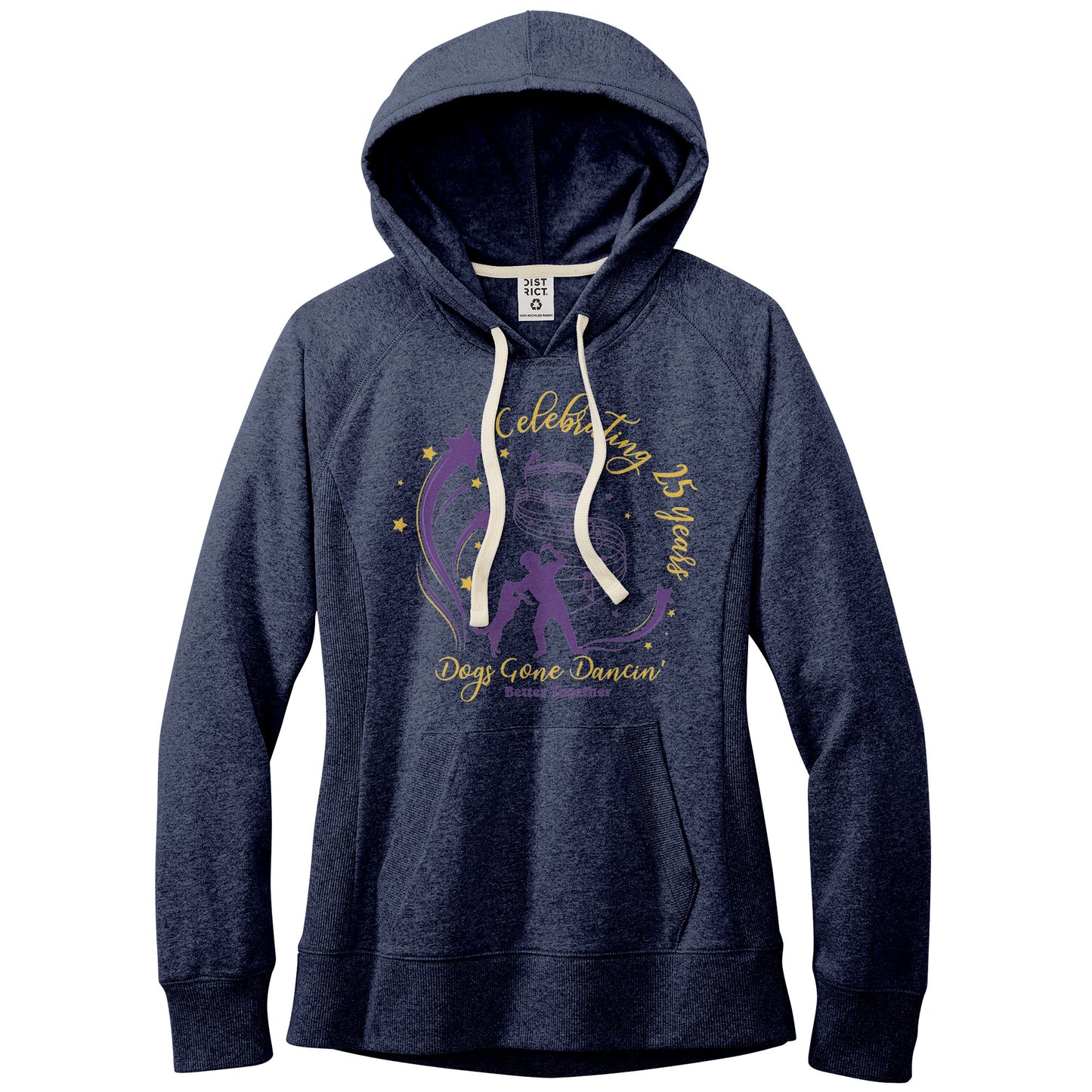 Dogs Gone Dancin'-District Re-Fleece Purple