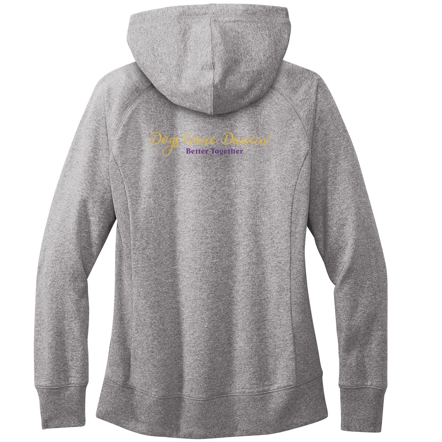 Dogs Gone Dancin'-District Re-Fleece Purple