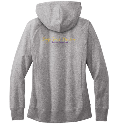 Dogs Gone Dancin'-District Re-Fleece Purple