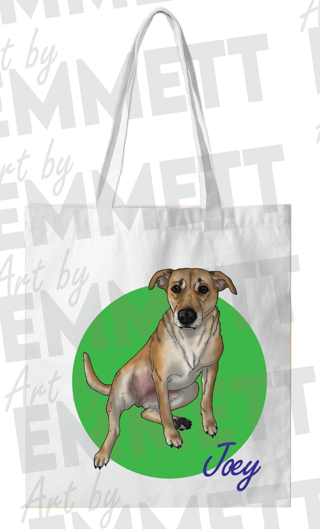 CUSTOM PET PORTRAIT - HAND DRAWN BY EMMETT