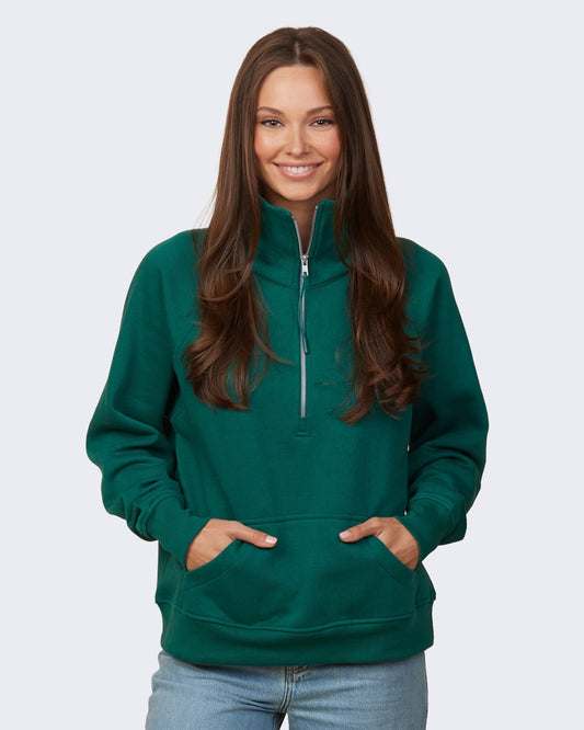 BELL VERNON Ladies Enza  Quarter-Zip Pullover