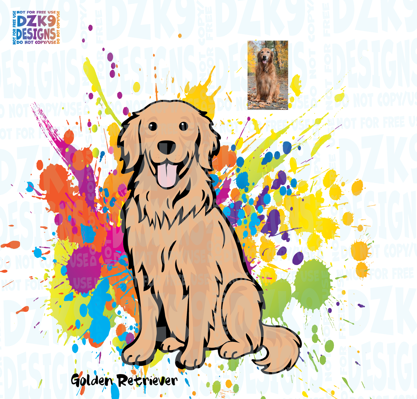 Silly Little Art,  Color Splash - Digital File