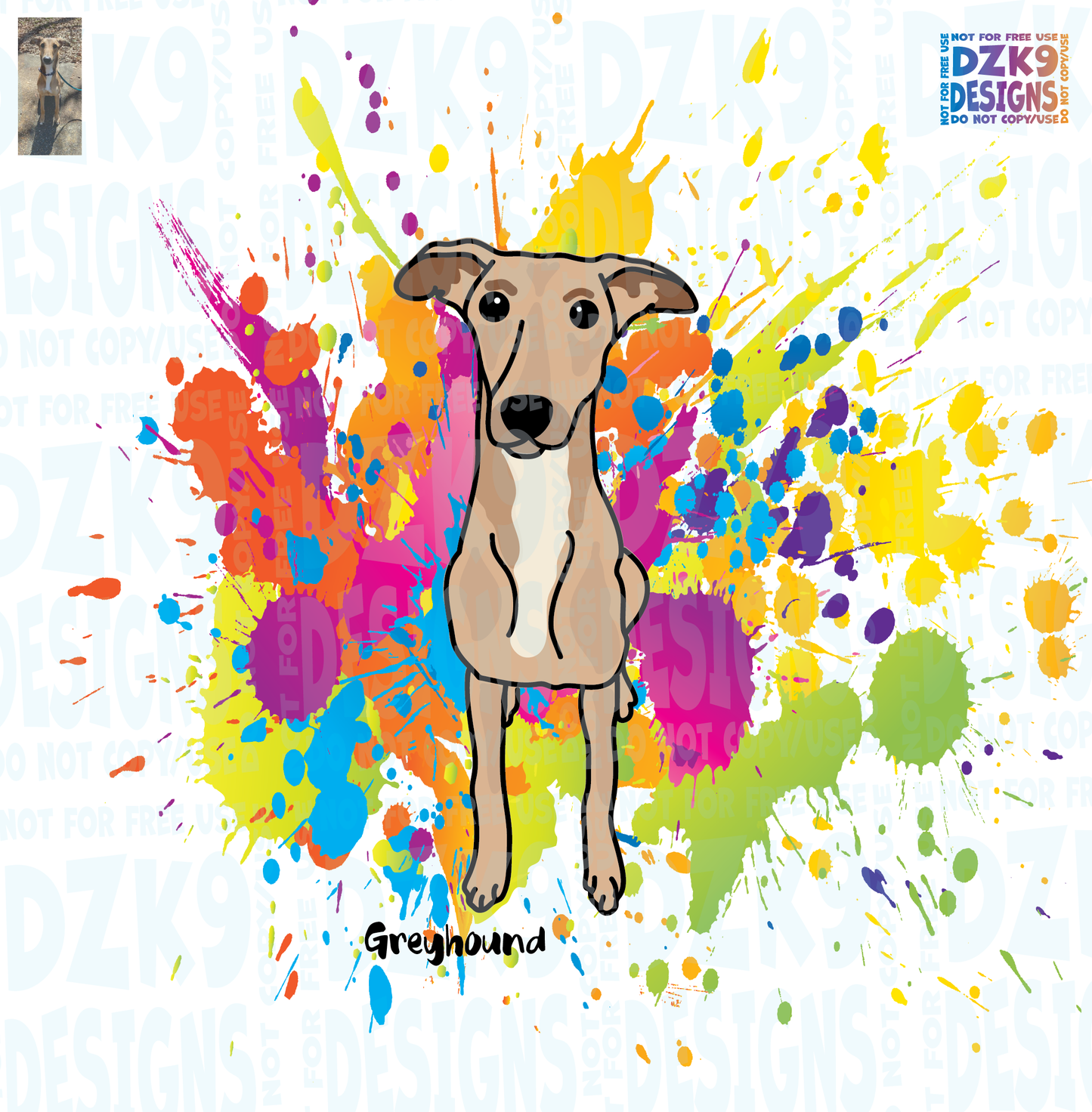 Silly Little Art,  Color Splash - Digital File