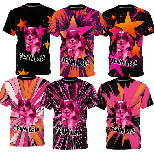 CUSTOM PINK ORANGE  JERSEY