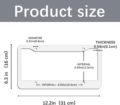 Custom License Plate Frame