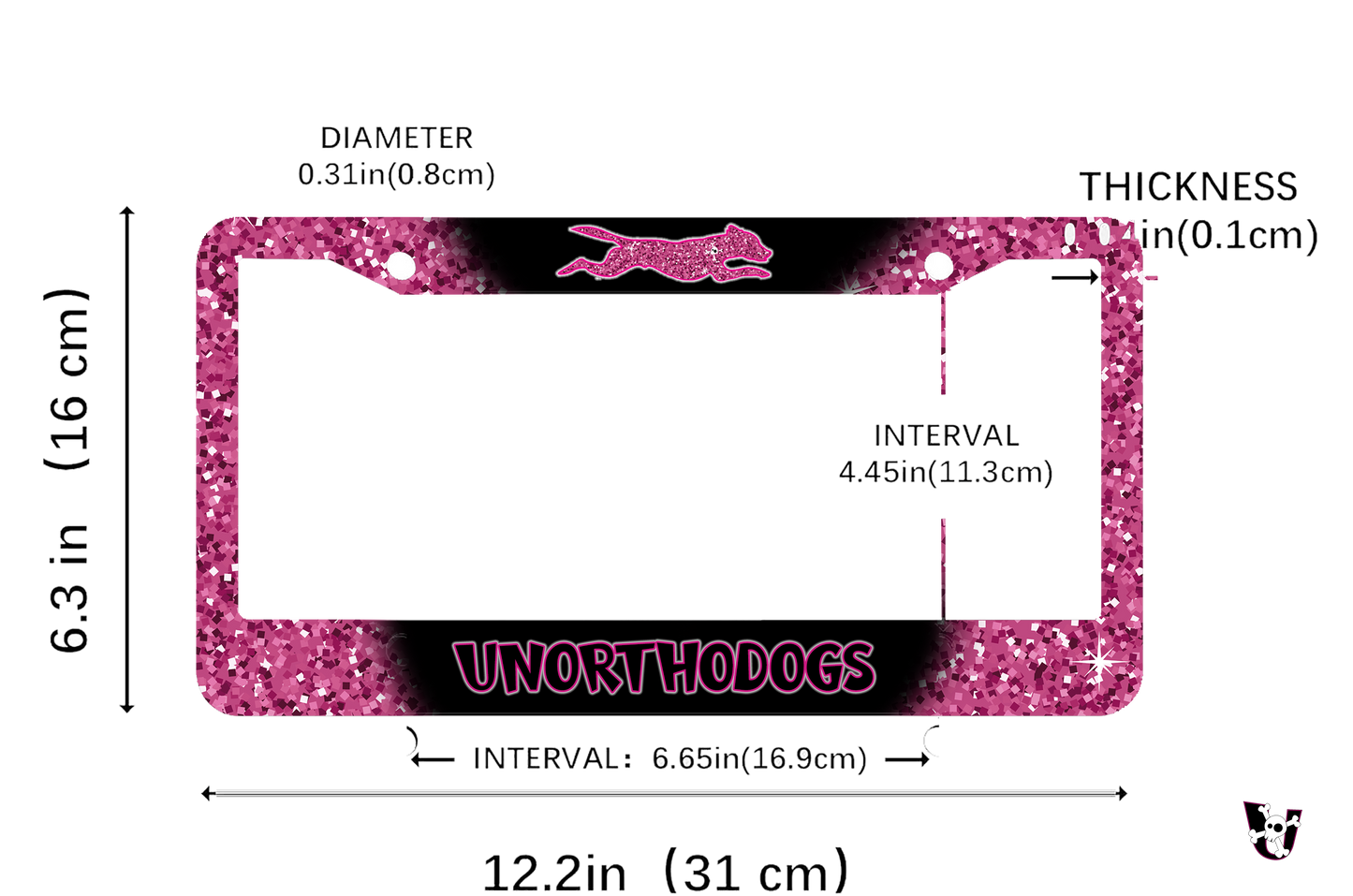 Custom License Plate Frame