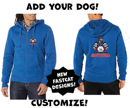 2025 FAST CAT ZIP UP HOODIE  CUSTOM