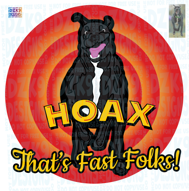 Thats fast folks! Custom Dog Cartoon