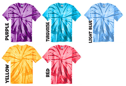 SUPERHERO *PHOTO* CUSTOM TEE**TYE DYE