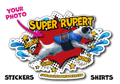 SUPERHERO *PHOTO* CUSTOM TEE**TYE DYE