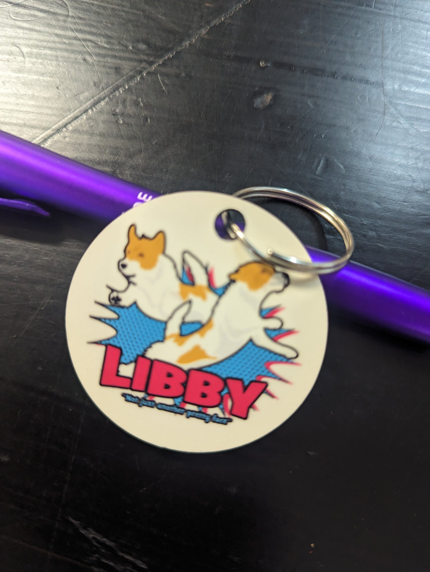 Russell Terrier Performance Club KEYCHAIN