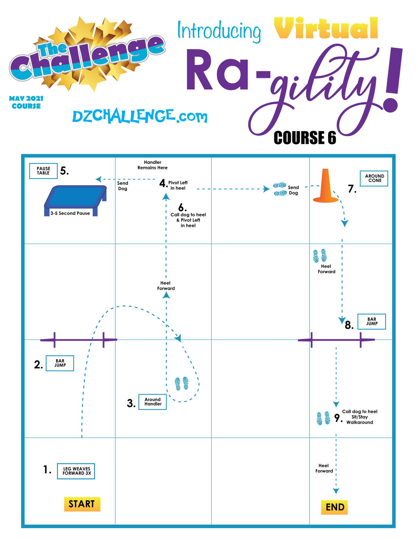 DZK9 CHALLENGE: RA-GILITY  RALLY AND AGILITY CROSS FUN!