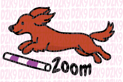 Cute DOXIE - Zoom Agility - SHIRTS & MORE!