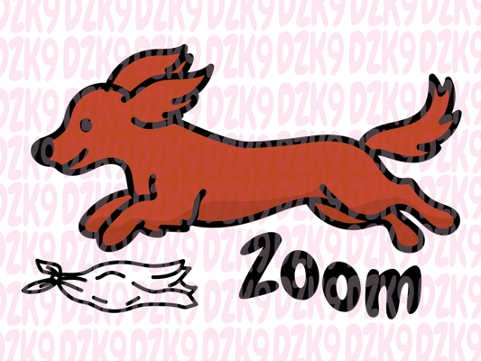 Cute DOXIE - Zoom Fast Cat  - SHIRTS & MORE!
