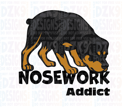 NOSEWORK ADDICT (ROTTIE)