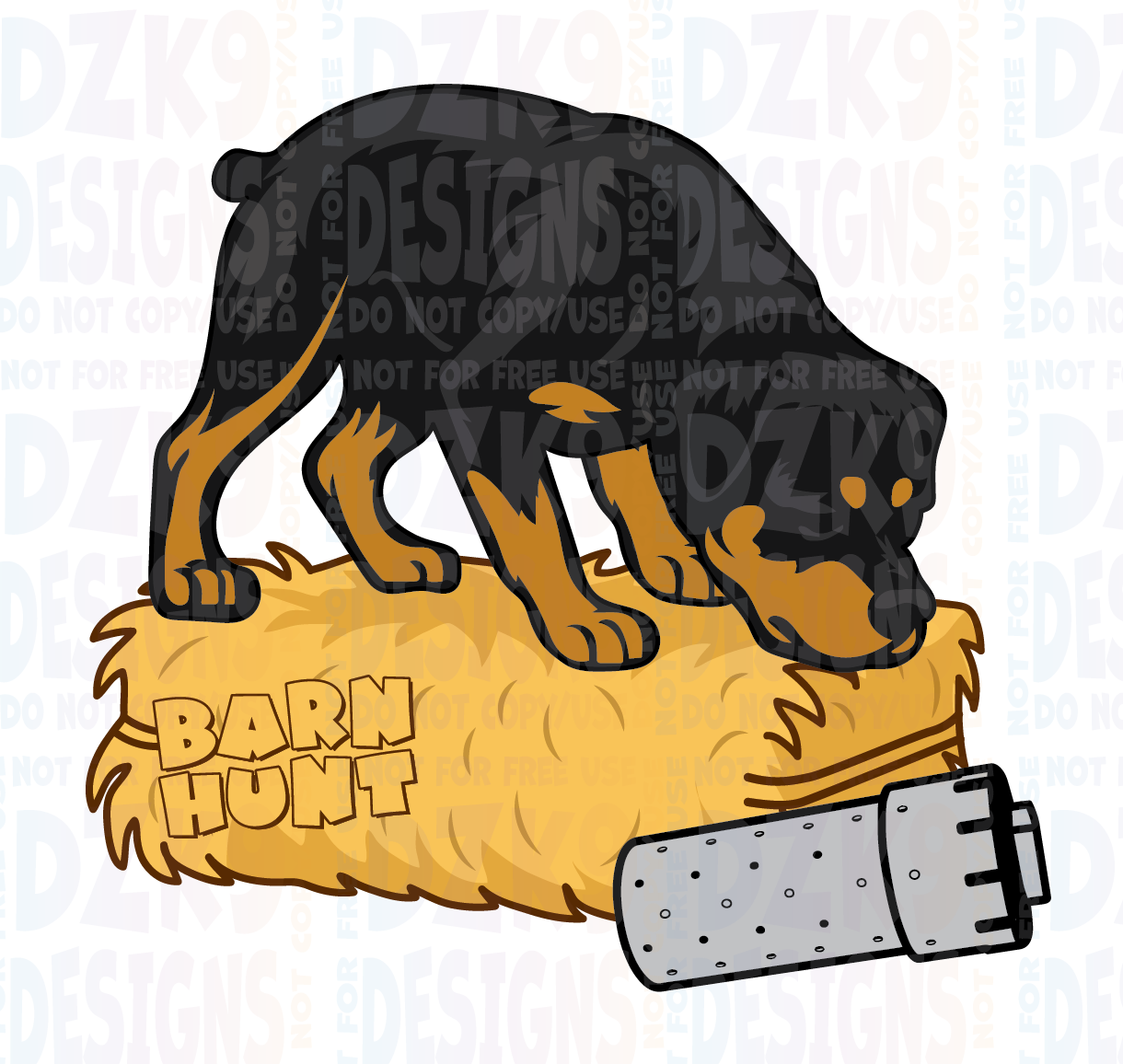 BARN HUNT CUTE TEE & HOODIE (ROTTIE)