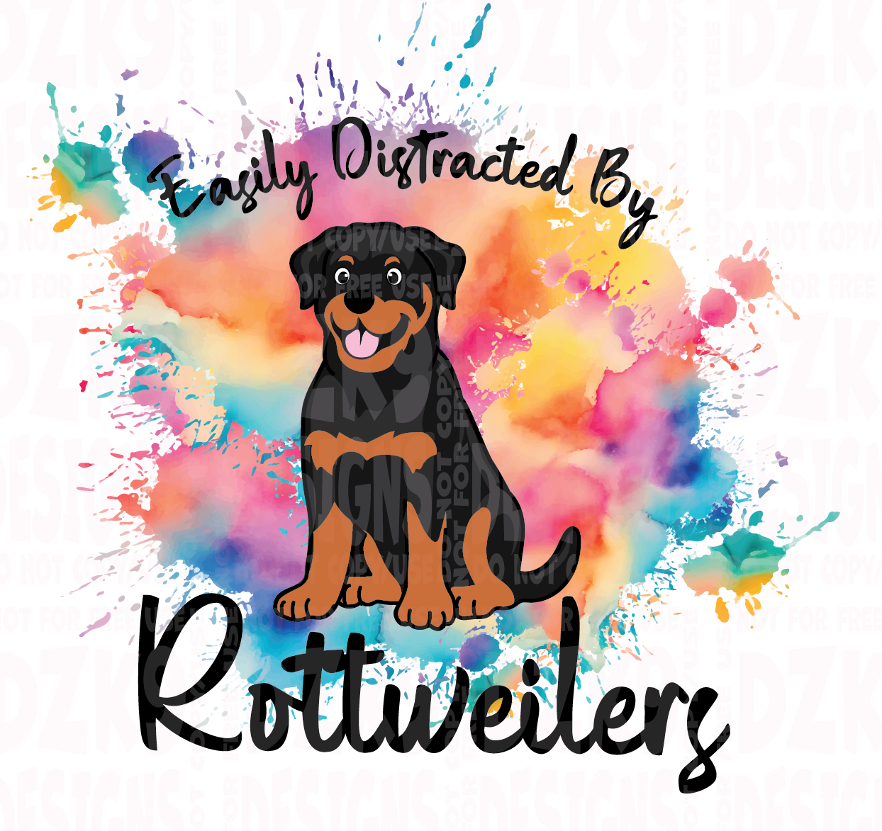 Distracted by (ROTTIE)