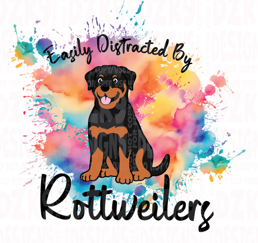 Distracted by (ROTTIE)