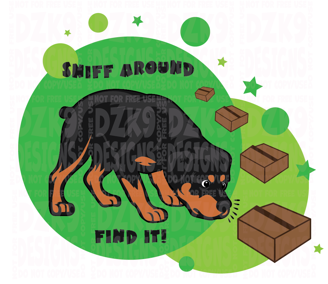 NOSEWORK (ROTTWEILER CARTOON)