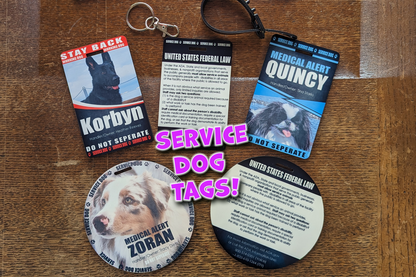 BAG TAG - SERVICE DOG