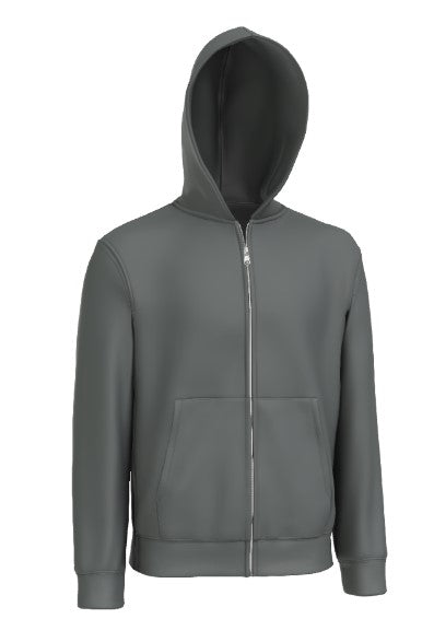 NEW YORK DISC DOGS - ZIP UP HOODIE -   Asphalt