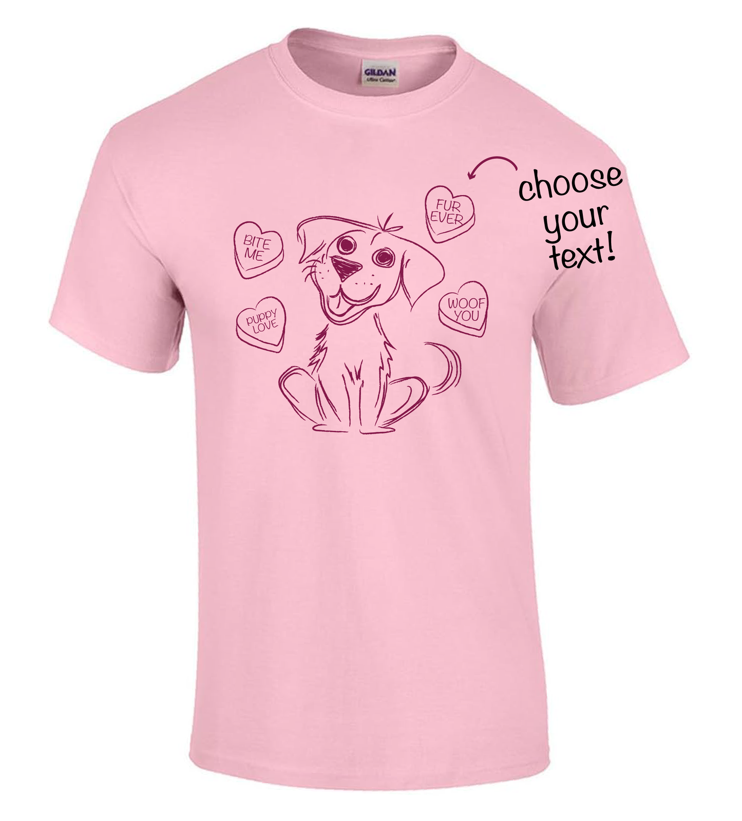 PUPPY LOVE - VALENTINES TEE OR HOODIE!