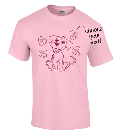 PUPPY LOVE - VALENTINES TEE OR HOODIE!