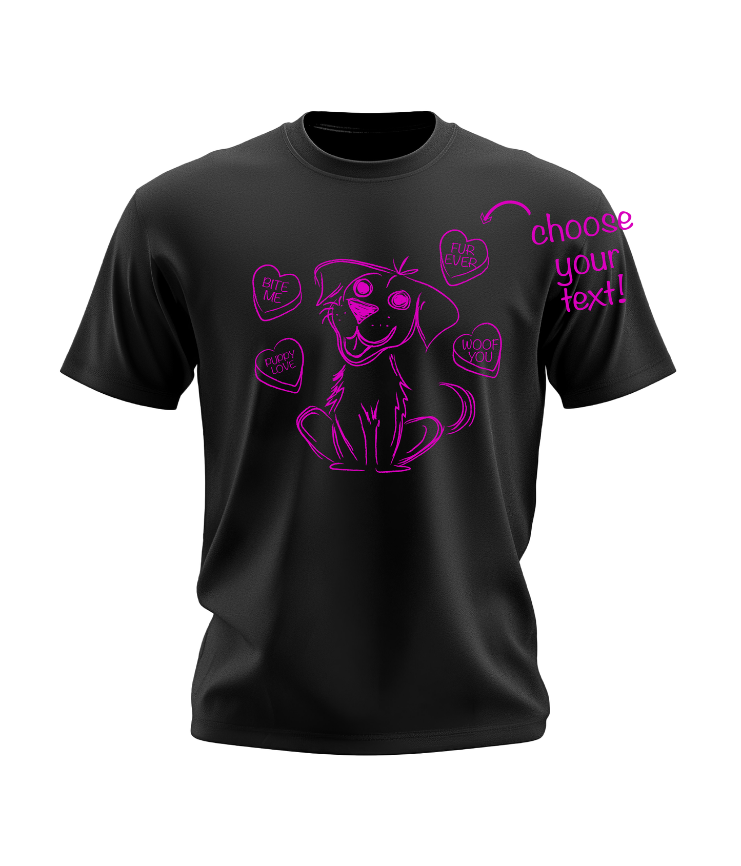 PUPPY LOVE - VALENTINES TEE OR HOODIE!