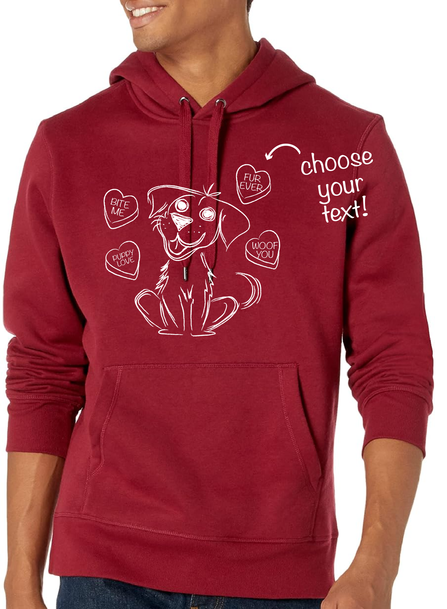 PUPPY LOVE - VALENTINES TEE OR HOODIE!