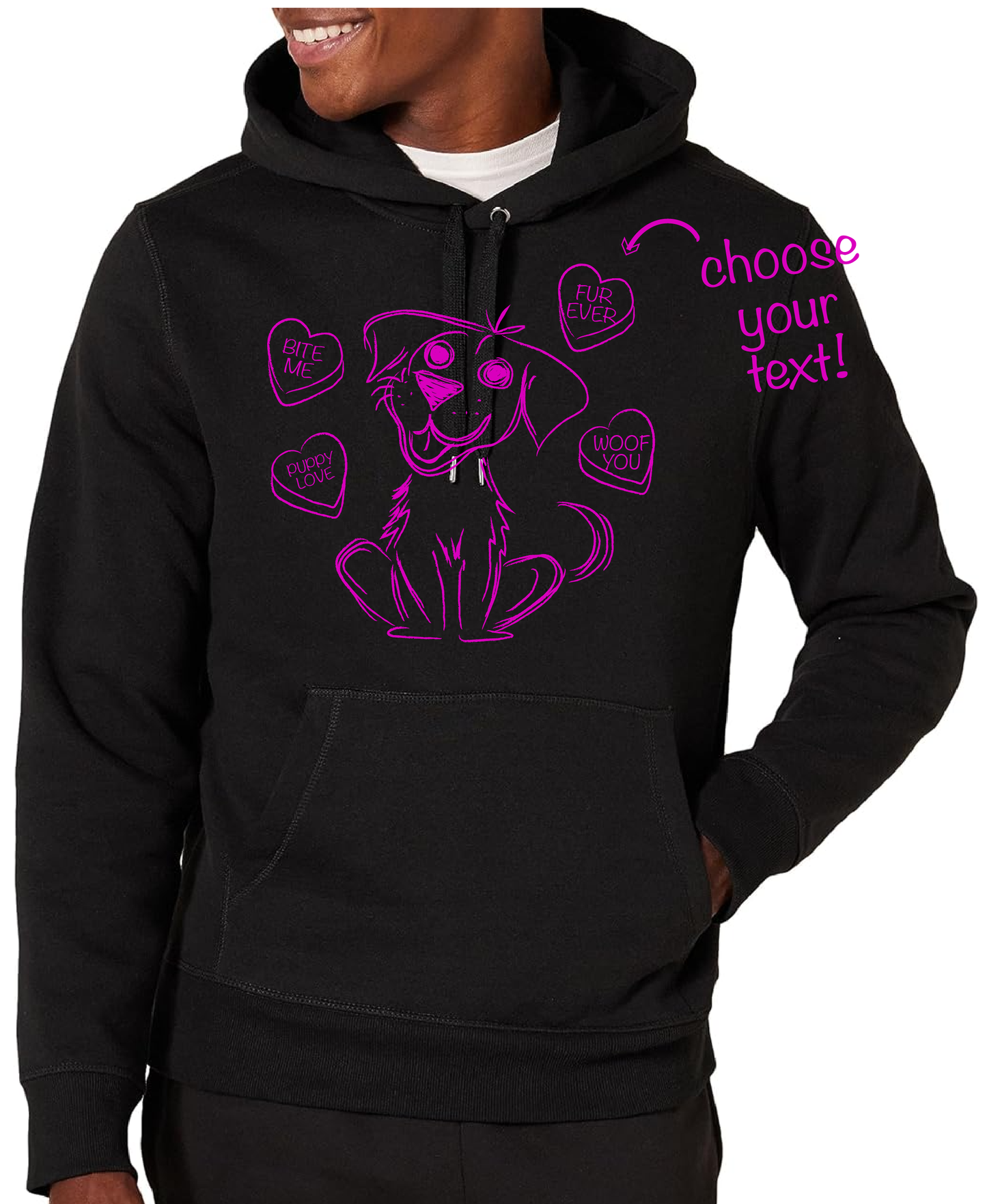 PUPPY LOVE - VALENTINES TEE OR HOODIE!
