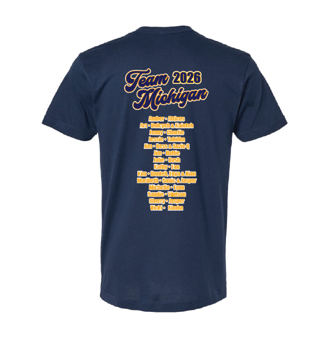 TEAM MICHIGAN  2026 T-Shirt
