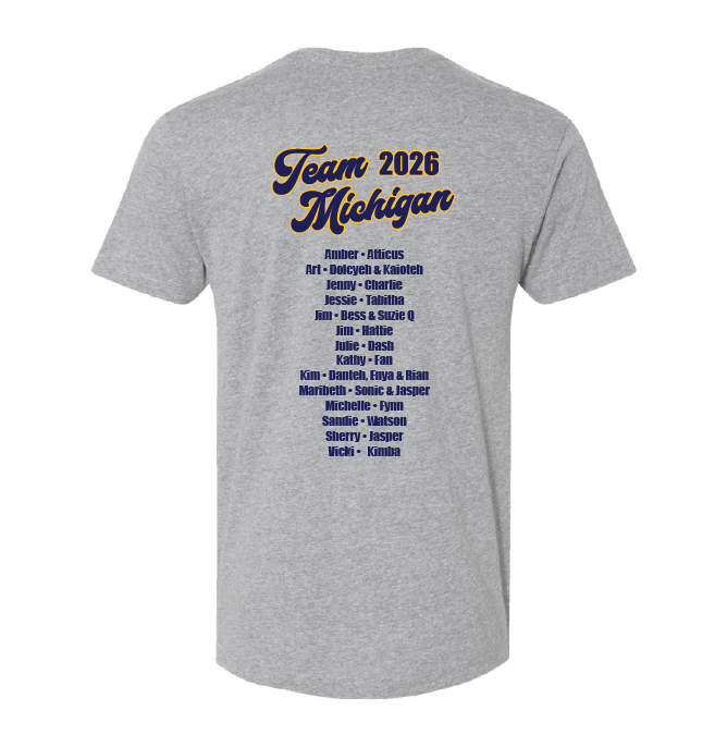 TEAM MICHIGAN  2026 T-Shirt