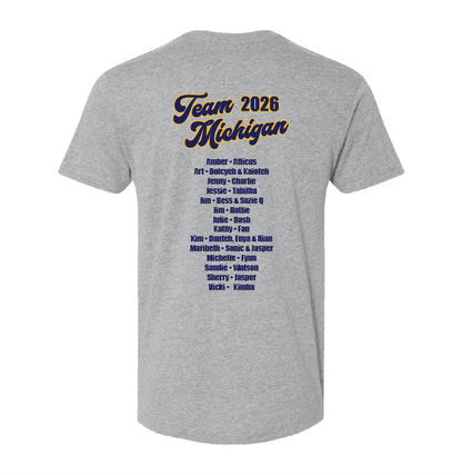 TEAM MICHIGAN  2026 T-Shirt