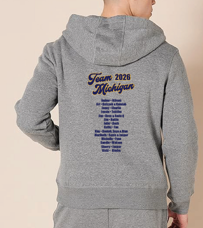 TEAM MICHIGAN  2026 ZIP UP