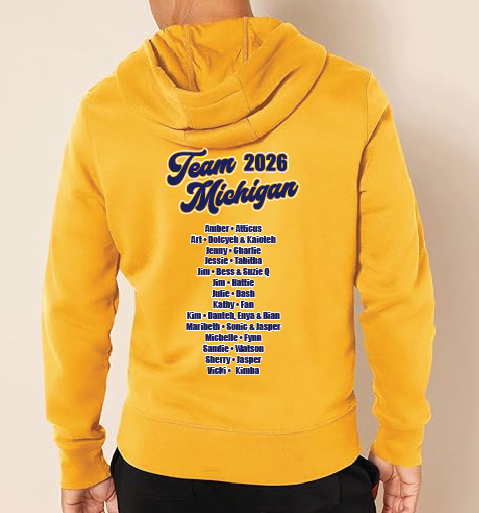 TEAM MICHIGAN  2026 ZIP UP