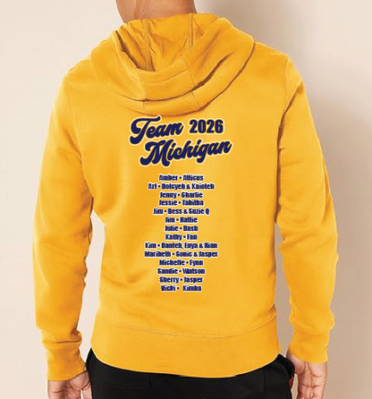 TEAM MICHIGAN  2026 ZIP UP