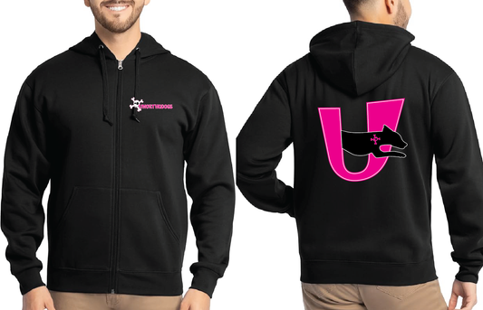 UNORTHODOGS BLACK ZIPUP