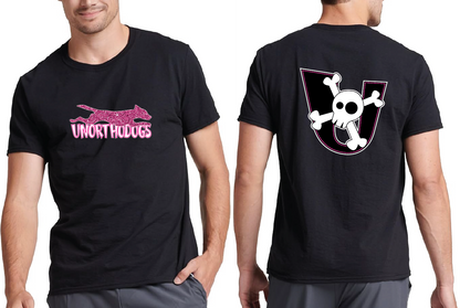 UNORTHODOGS BLACK MENS TEE  - GLITTER