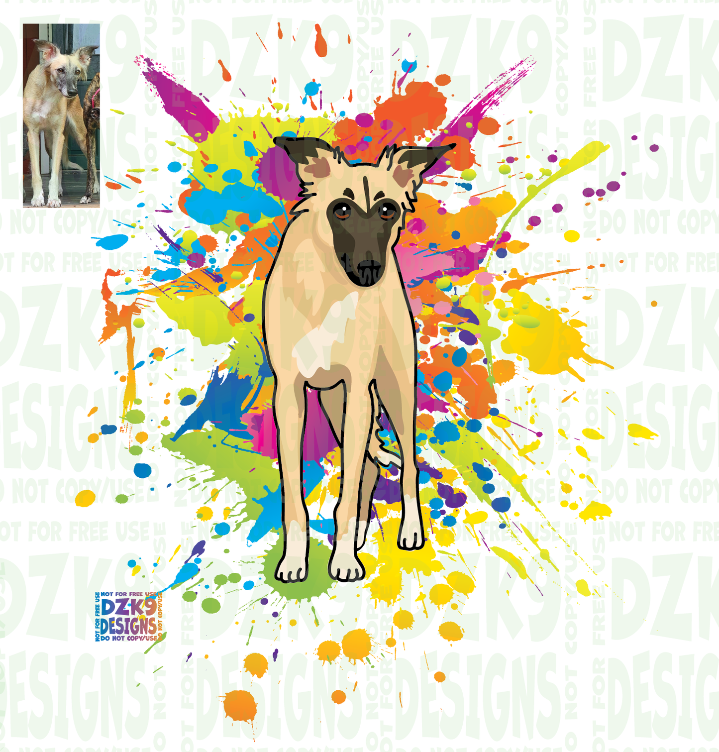 COLOR SPLASH  BREEDS COLLECTION - HandDrawn