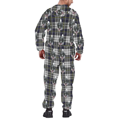 Women's hooded long sleeve jumpsuit no loaded