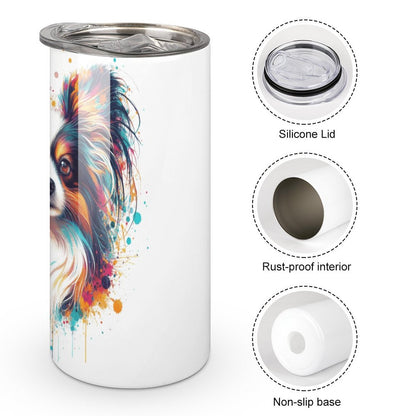 PAPILLON PAINT SPLATTER  Insulated Drinking Cups with Lids