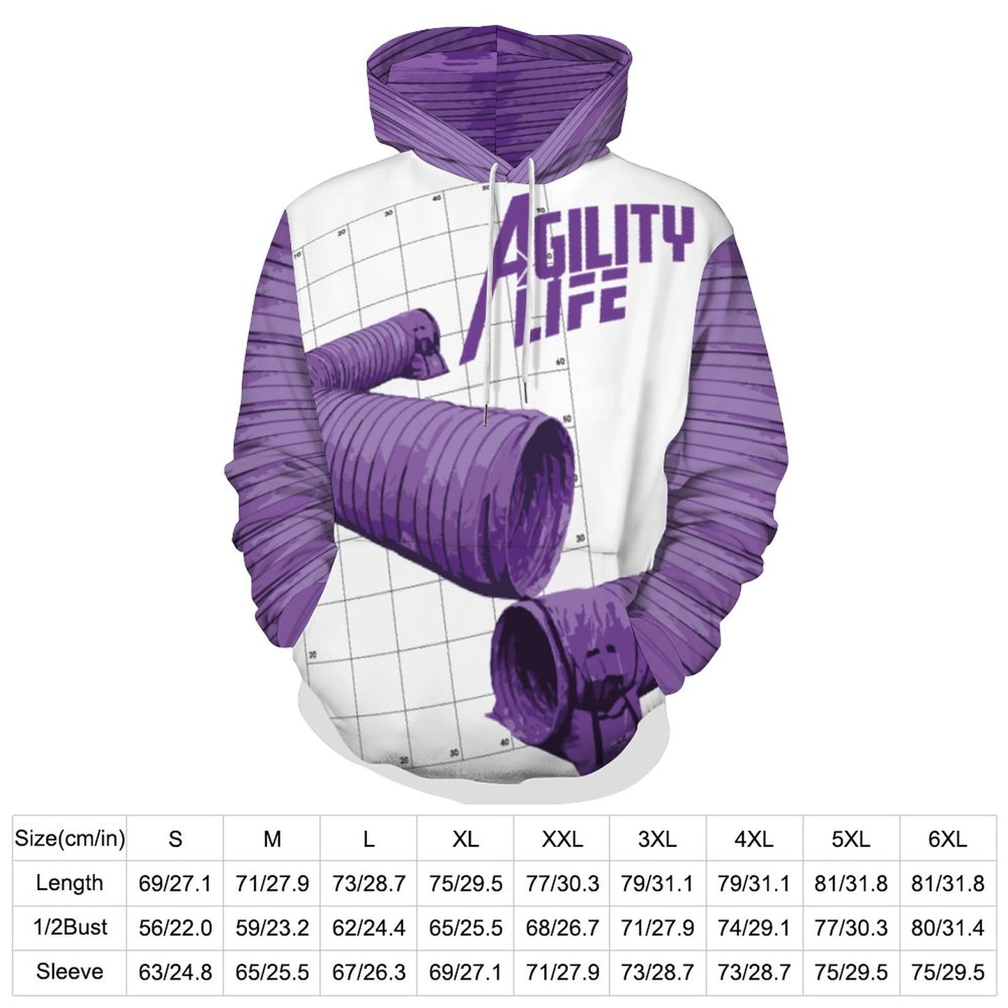 AGILITY LIFE TUNNELS Hoodie   - Polyester