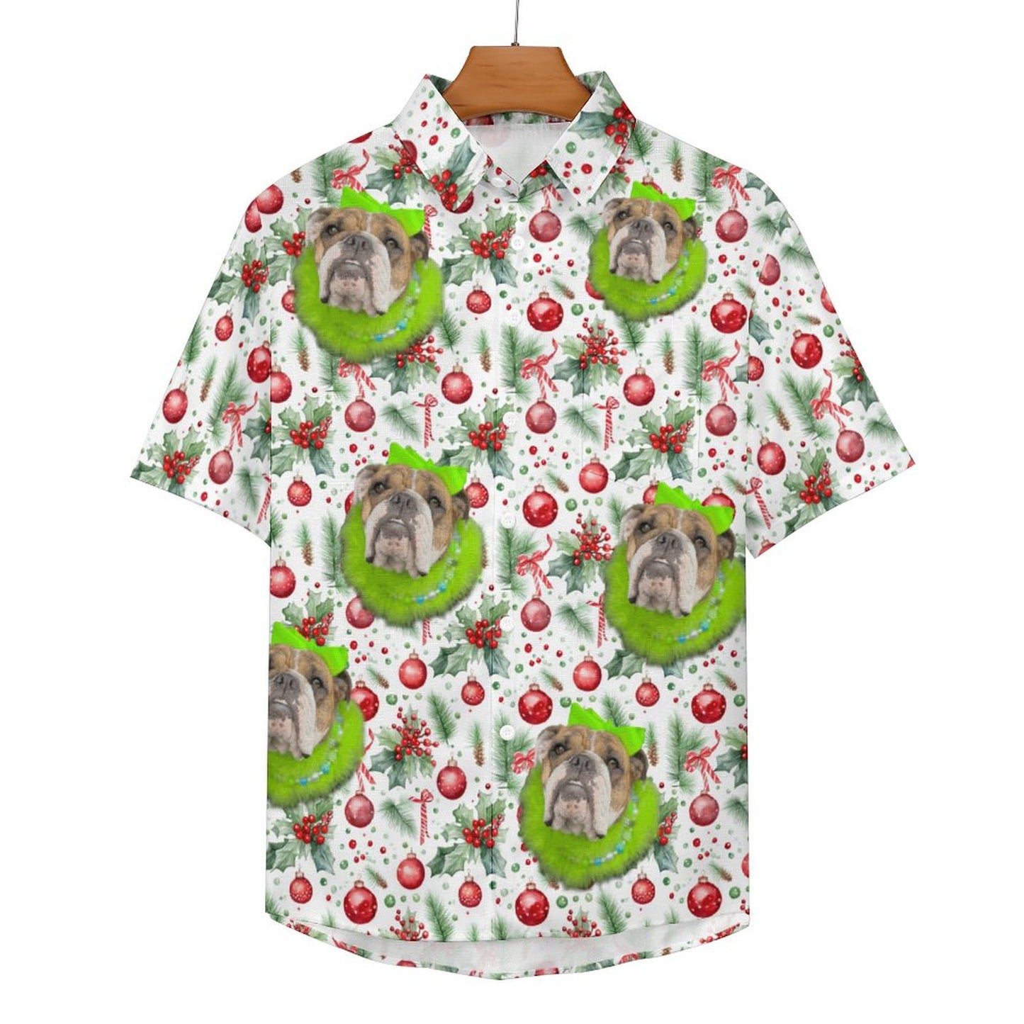 HOLLY ORNAMENT Short Sleeve Shirt  GEORGIA GRACE