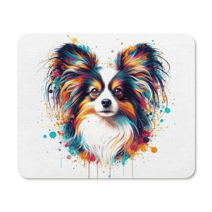 PAPILLON PAINT SPLATTER  Square Mouse Pad