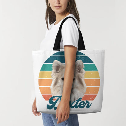 Large One Shoulder Shopping Bag (All-Over Printing)