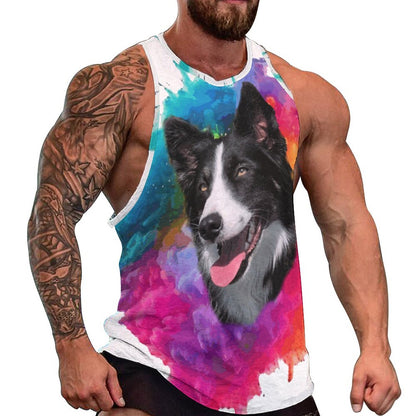 Men's Next Level Tank Top BKREV1 (All-Over Printing)