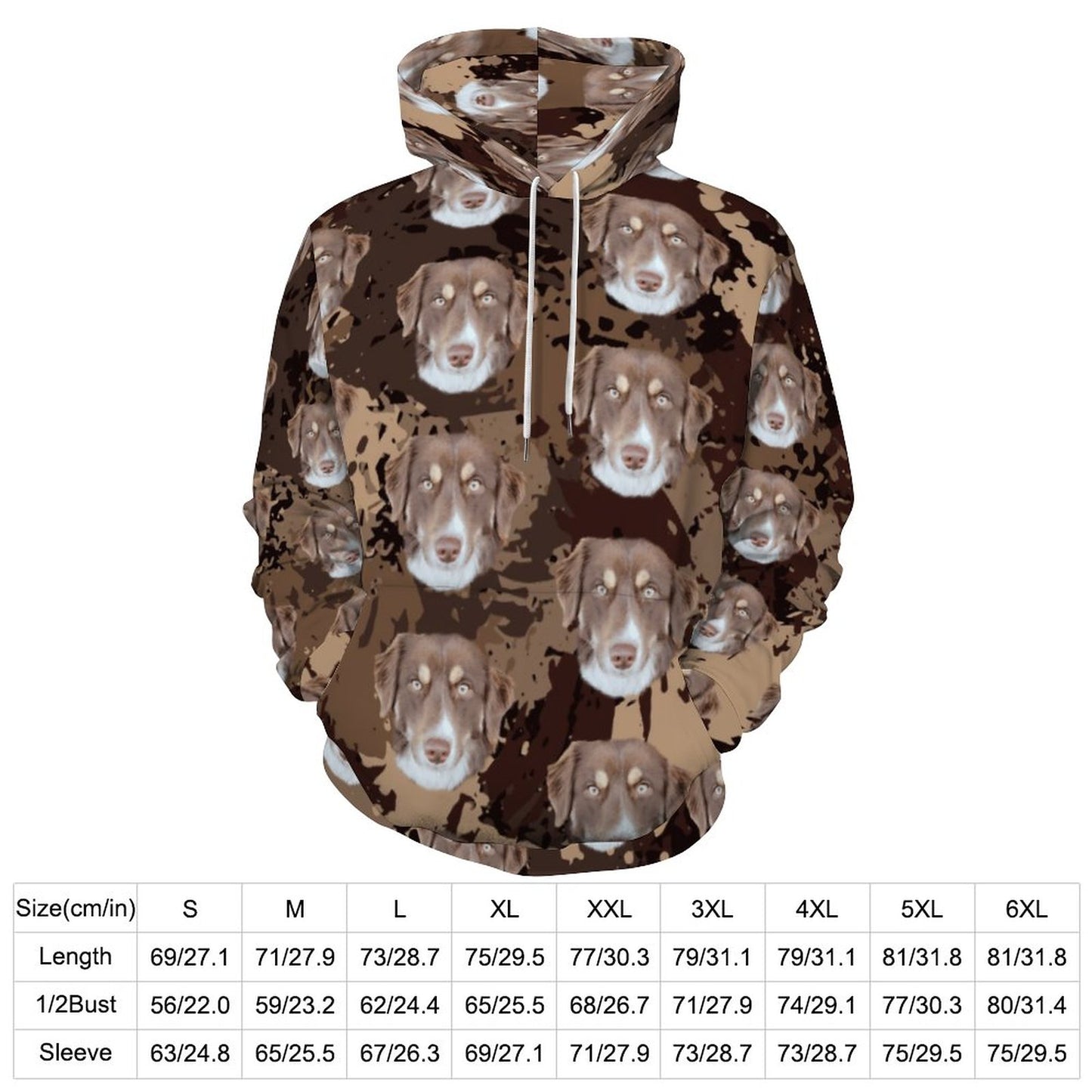 Custom Hoodie FACE PATTERN